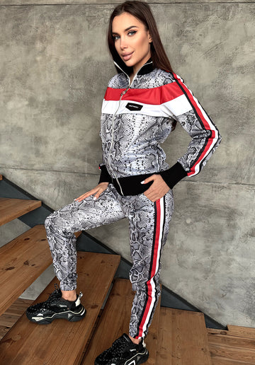 Women’s Printed Designer Tracksuit – Sport Snake