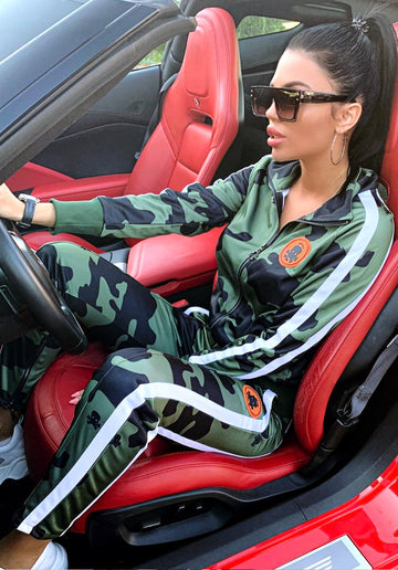 Women’s Sport Tracksuit – Oblivion Camouflage