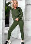 Women’s Knit Relief Tracksuit Green – Relief
