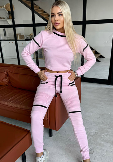 Women’s Stylish Tracksuit – Brenda Pink