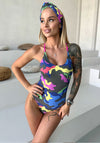 Women’s Swimsuit Camo Bright One-Piece