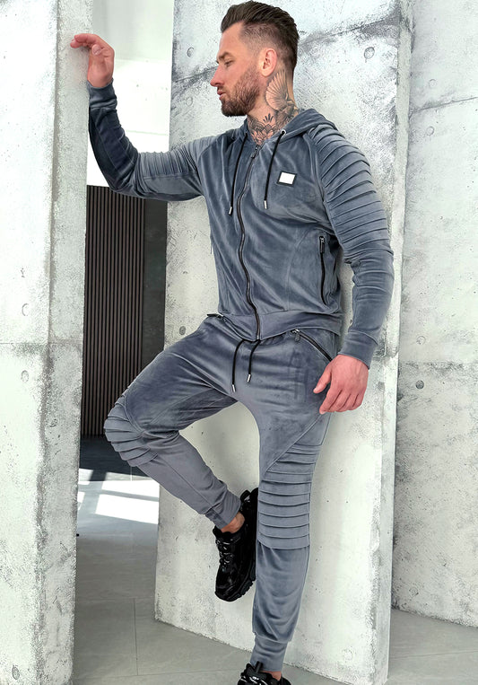 Men’s Tracksuit Relief Velour – Graphite