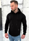 Men’s Hoodie Relief 3 — Black