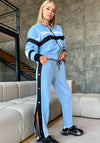 Women’s Knit Tracksuit Blue – Kaily