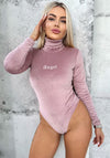 Women’s Bodysuit Angel Pink Velour