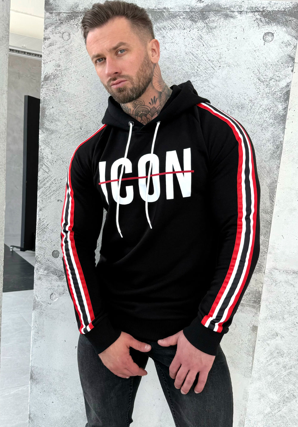 Men’s Hoodie Icon — Black