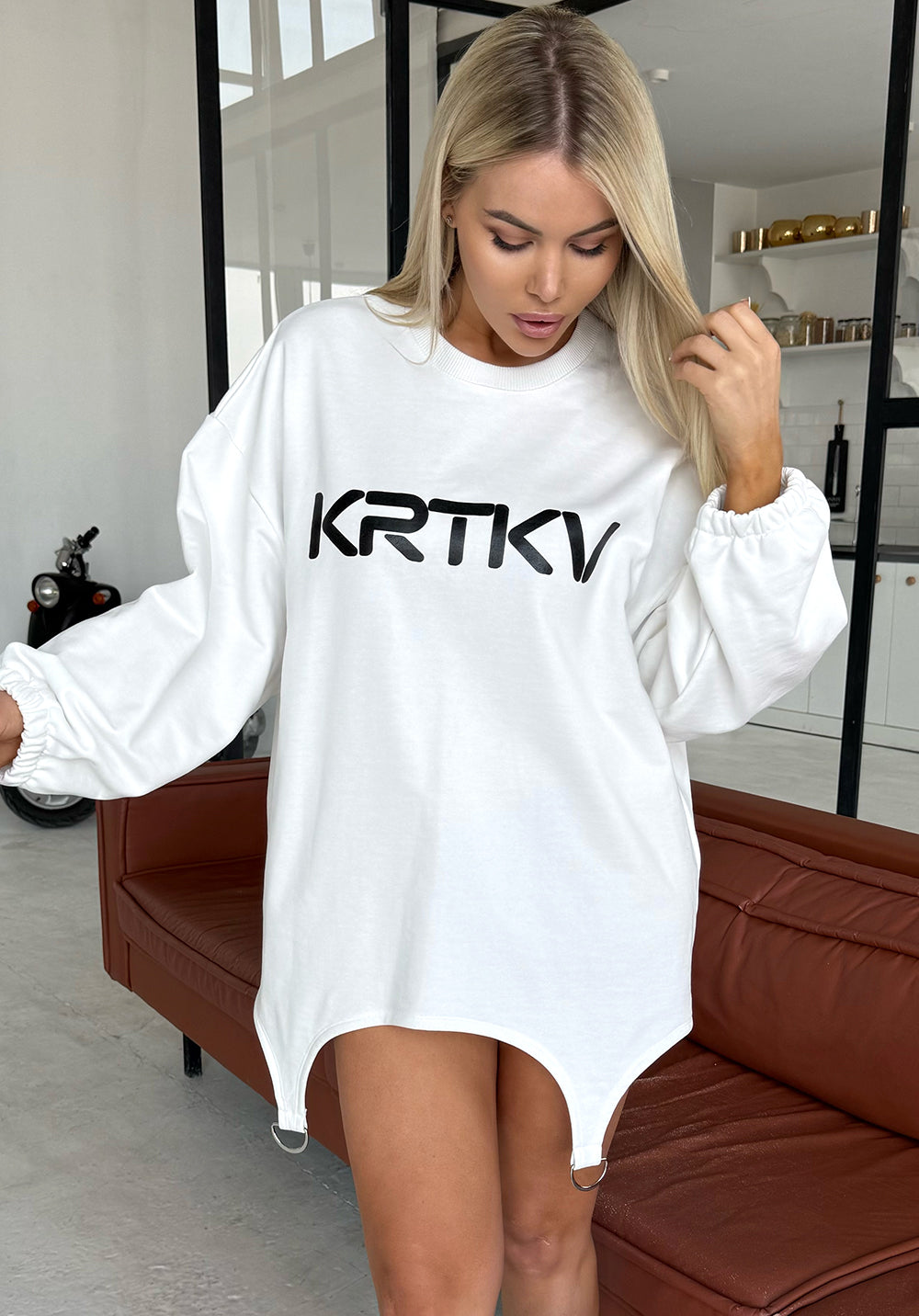 Women’s Logo Tunic Leksa White