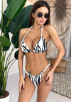 Women’s Swimsuit Tango Zebra Bikini – White