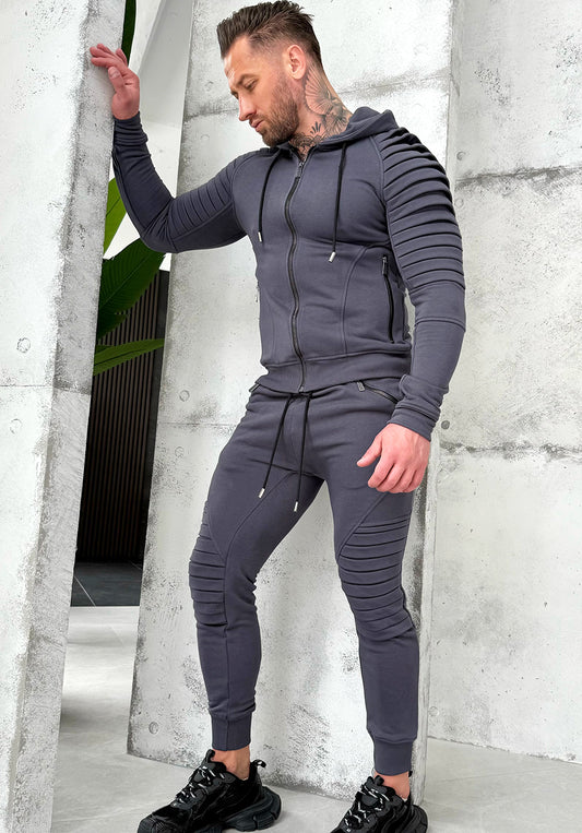 Men’s Knit Tracksuit Relief – Graphite