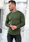 Men’s Sweatshirt Relief 2 — Khaki