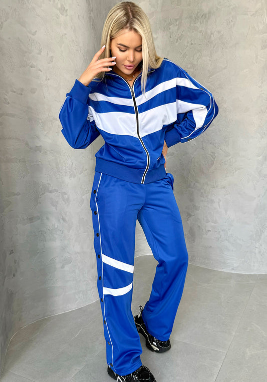Women’s Retro 90s Tracksuit — Blue Classic