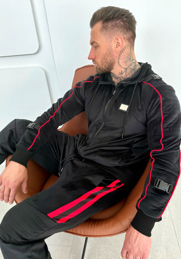 Men’s Tracksuit Tiesto – Black Velour