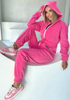 Women’s Fleece Jumpsuit Flow Pink
