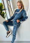 Women’s Velour Tracksuit – Maxim Blue