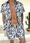 Men’s Swimshorts Dollars – White
