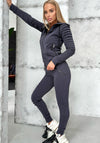 COUPLE KNIT TRACKSUITS RELIEF – GRAPHITE