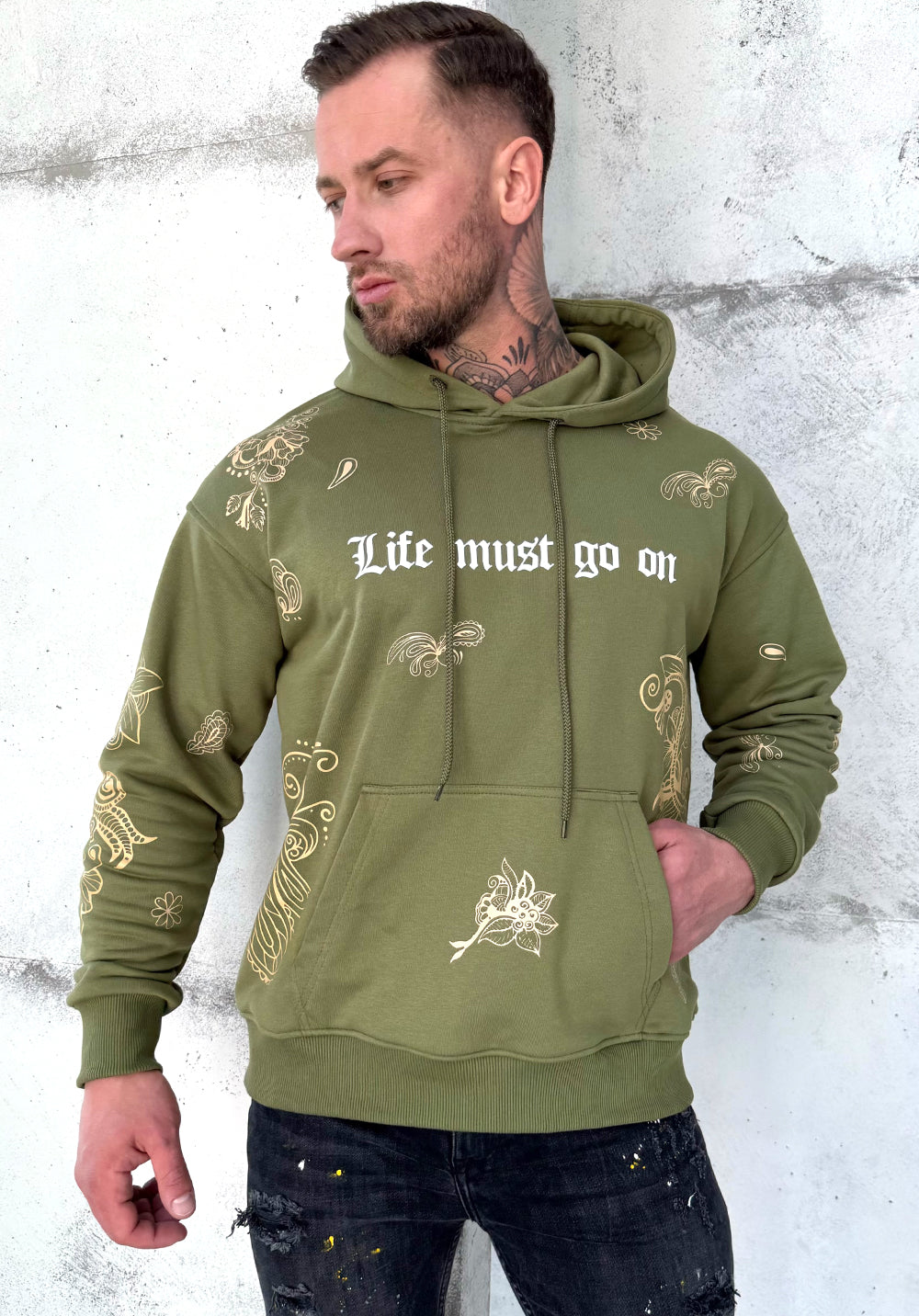 Men’s Hoodie Patterns LMGO — Khaki