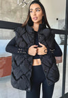 Women’s Designer Quilted Vest Equilibrium Black