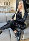 Women’s Velour Tracksuit – Velurex Black