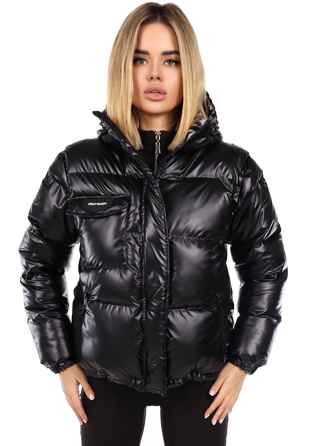 Women’s Winter Puffer Jacket – Alpha Black