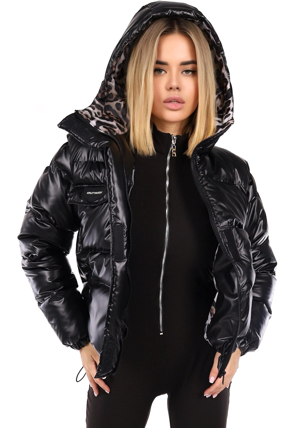 Women’s Winter Puffer Jacket – Alpha Black