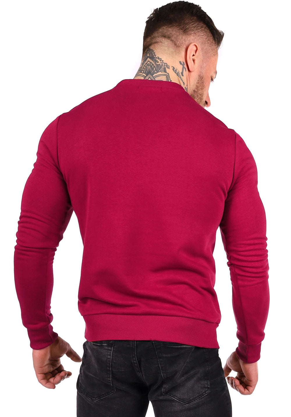 Men’s Sweatshirt Anarchy — Burgundy