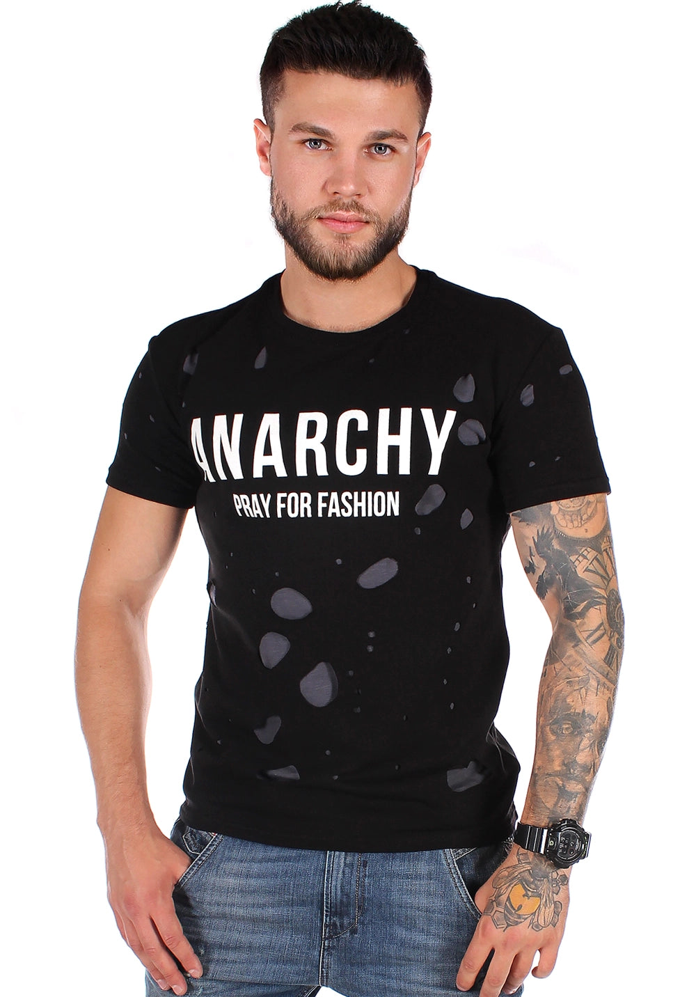 Men’s T-Shirt Anarchy — Black