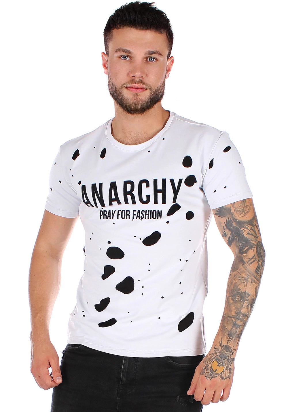 Men’s T-Shirt Anarchy — White