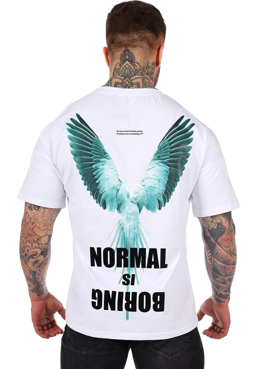 Men’s T-Shirt Bird Normal — White
