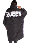 Women’s Oversized Winter Puffer Coat – Black Queen