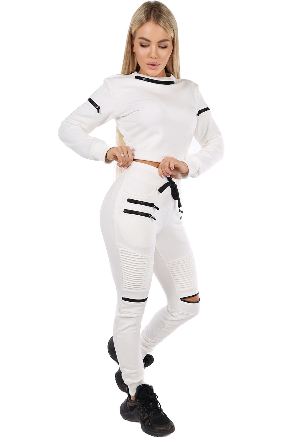 Women’s Stylish Tracksuit – Brenda White