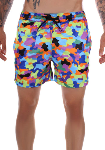 Men’s Swimshorts Brightest – Neon Camo