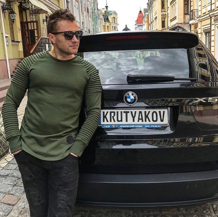 Men’s Sweatshirt Relief 2 — Khaki