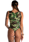Women’s Bodysuit Queen Camo Green