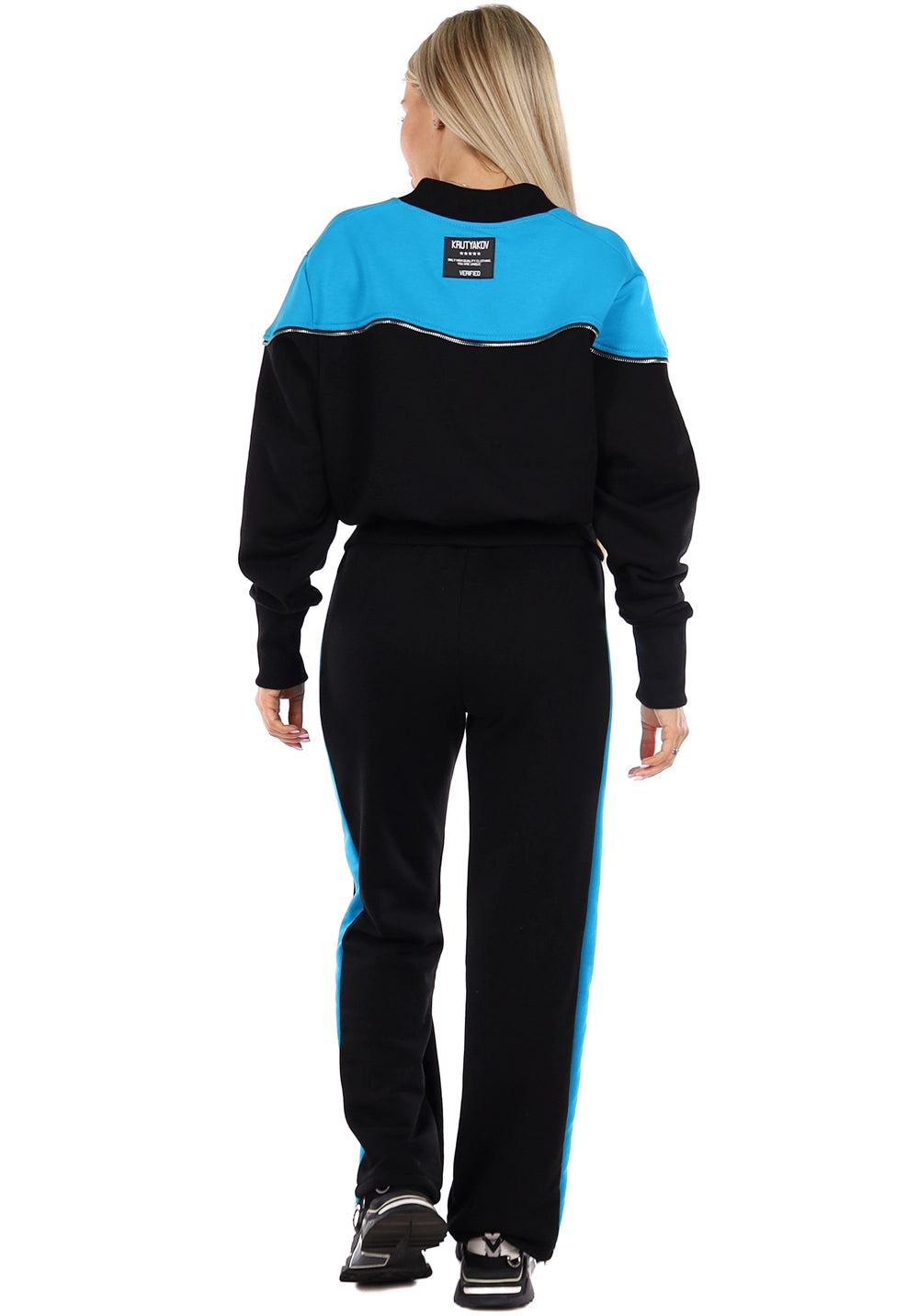Women’s Knit Tracksuit with Zippers – Dana