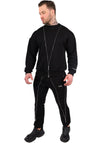 Men’s Tracksuit Delta – Black Zip Detail