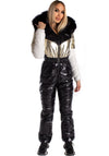 Women’s One Piece Ski Suit – Winter Snow Suit Dendy Gold