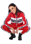 Women’s Stylish Tracksuit Red – Diamond