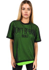 Women’s Mesh T-Shirt Don’t Be Basic Green