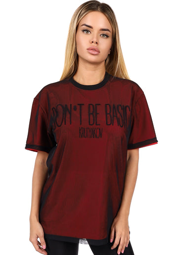 Women’s Body Tattoo Printed T-Shirt White