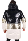Men’s Winter Jacket Dendy — Black/White/Gold