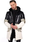 Men’s Winter Jacket Dendy — Black/White/Gold