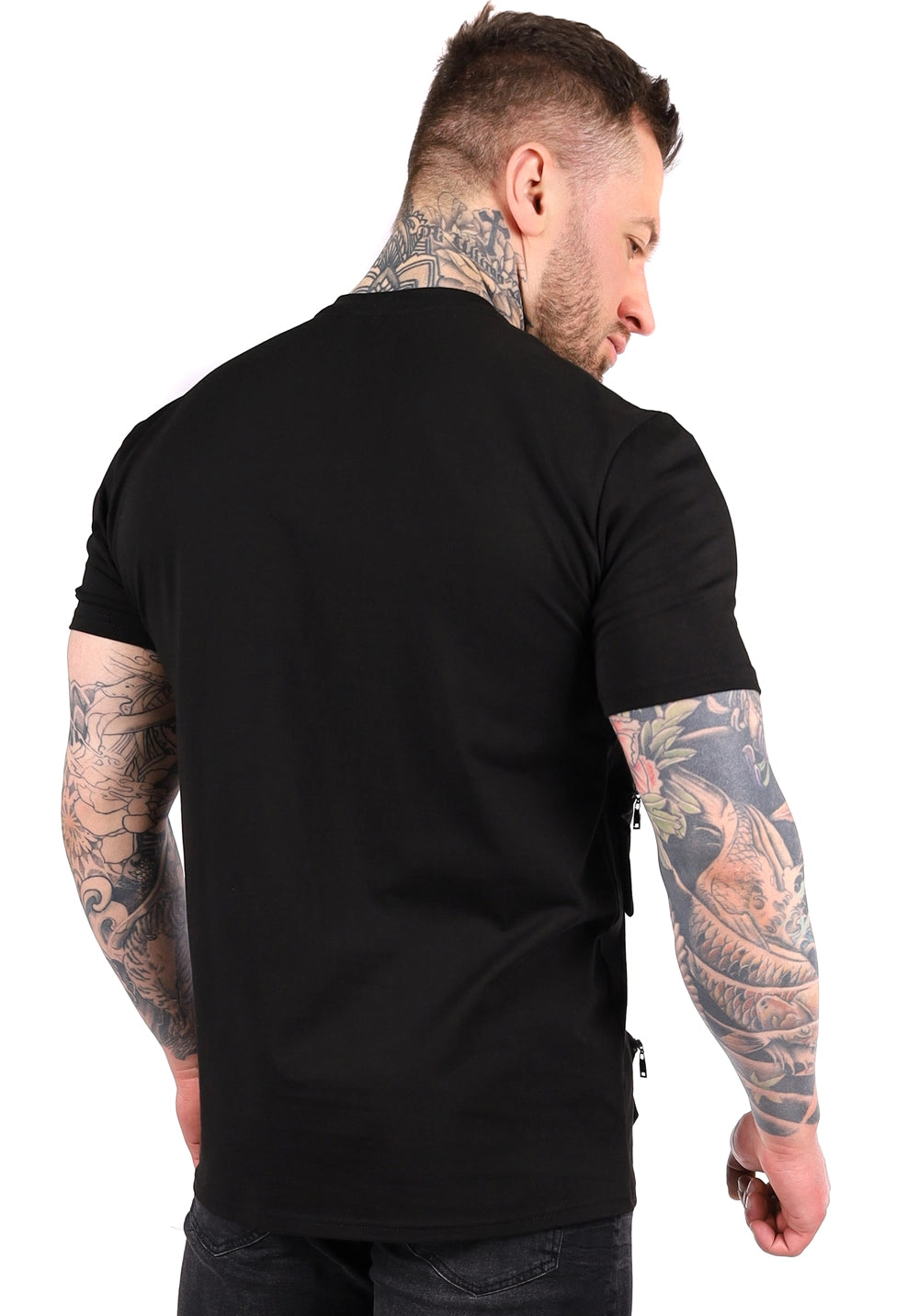 Men’s T-Shirt Eight Pockets — Black