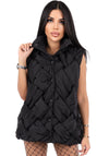 Women’s Designer Quilted Vest Equilibrium Black