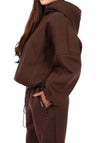 Women’s Warm Stylish Tracksuit – Erika Brown