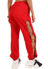 Women’s Cut-Out Joggers Five-Ring— Red