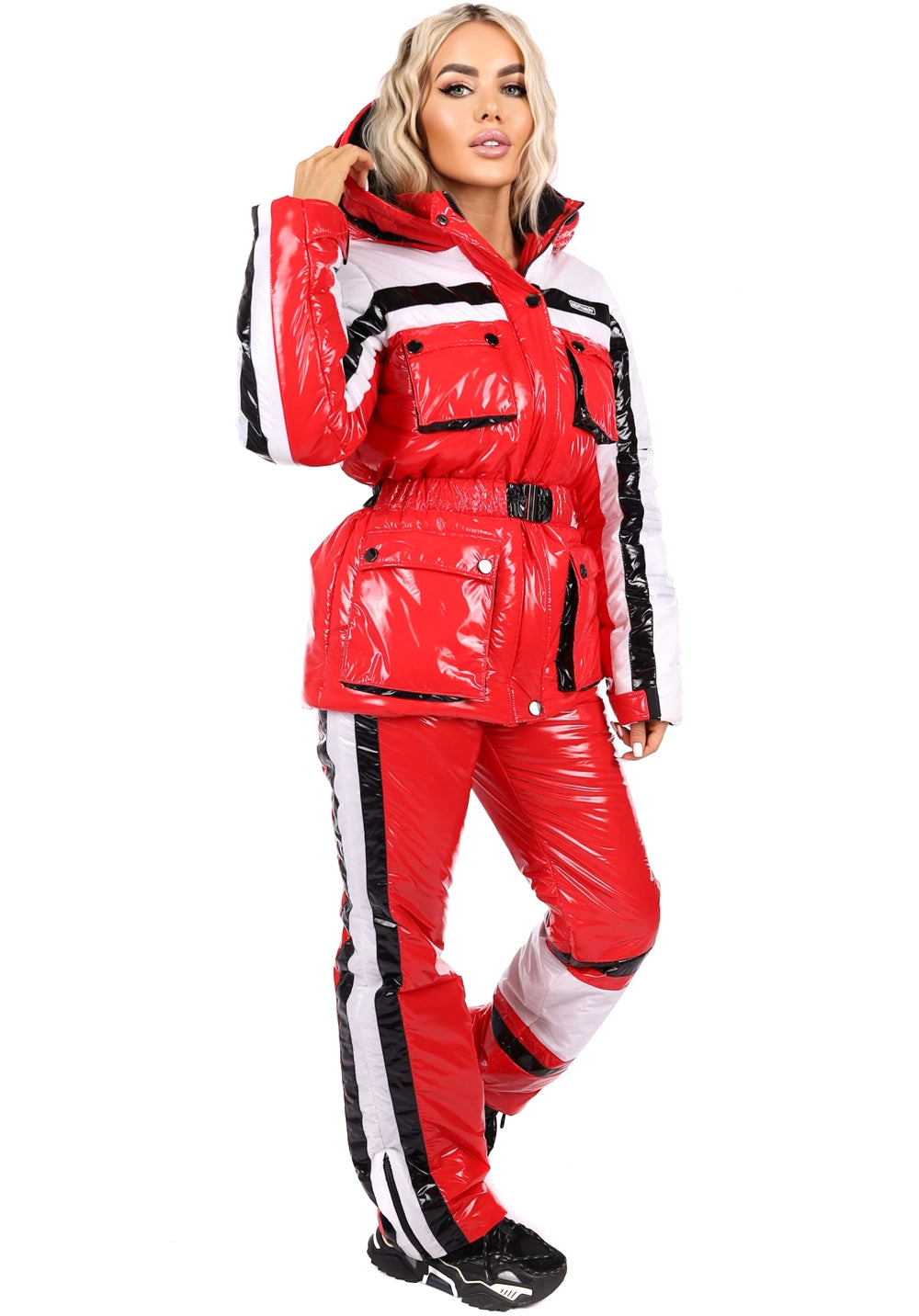 Women’s Ski Suit – One Piece Snow Suit FREYA RED