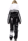 Women’s Ski Suit – One Piece Snow Suit FREYA BLACK GLOSS