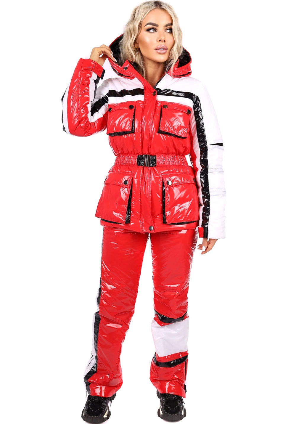 Women’s Ski Suit – One Piece Snow Suit FREYA RED