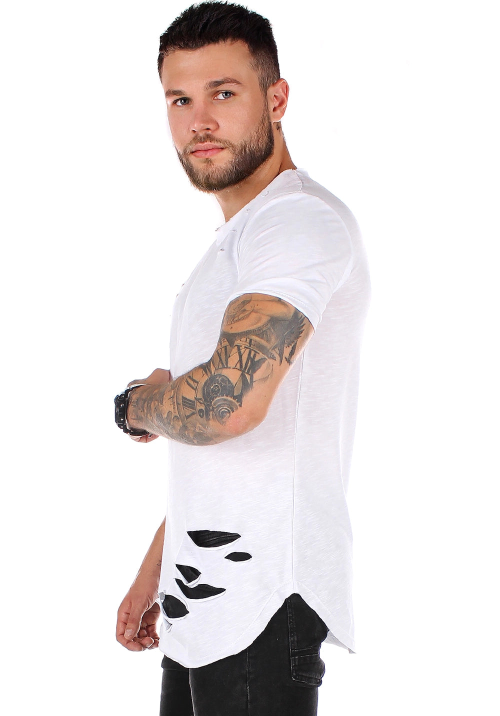 Men’s T-Shirt Holey — White
